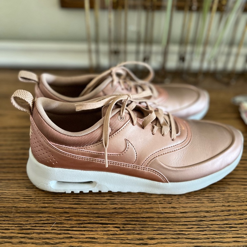 Rose gold Nikes